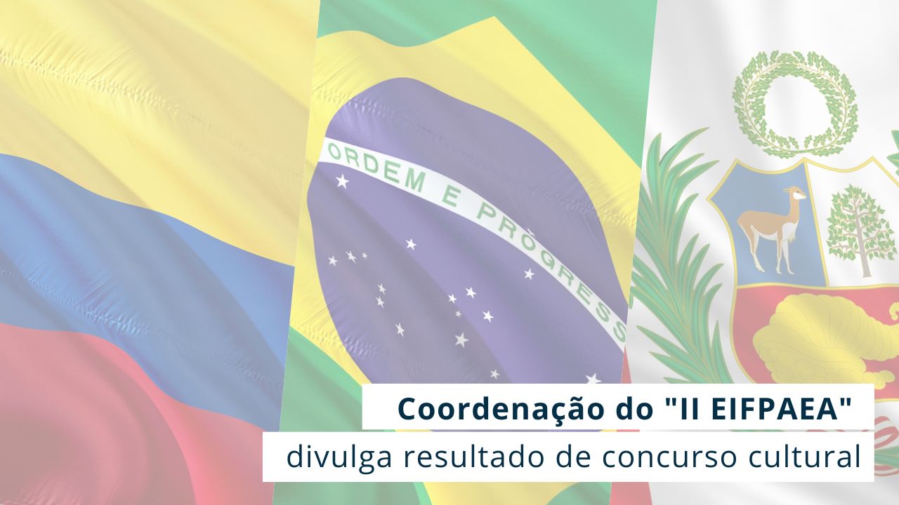 Read more about the article Concurso definiu a identidade visual do evento que será realizado na tríplice fronteira amazônica
