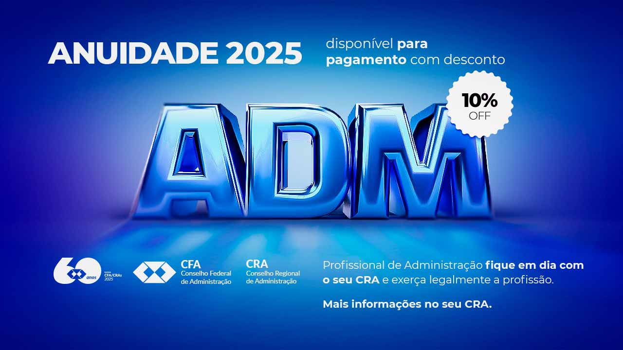 No momento, você está visualizando Anuidade 2025 já está disponível para pagamento