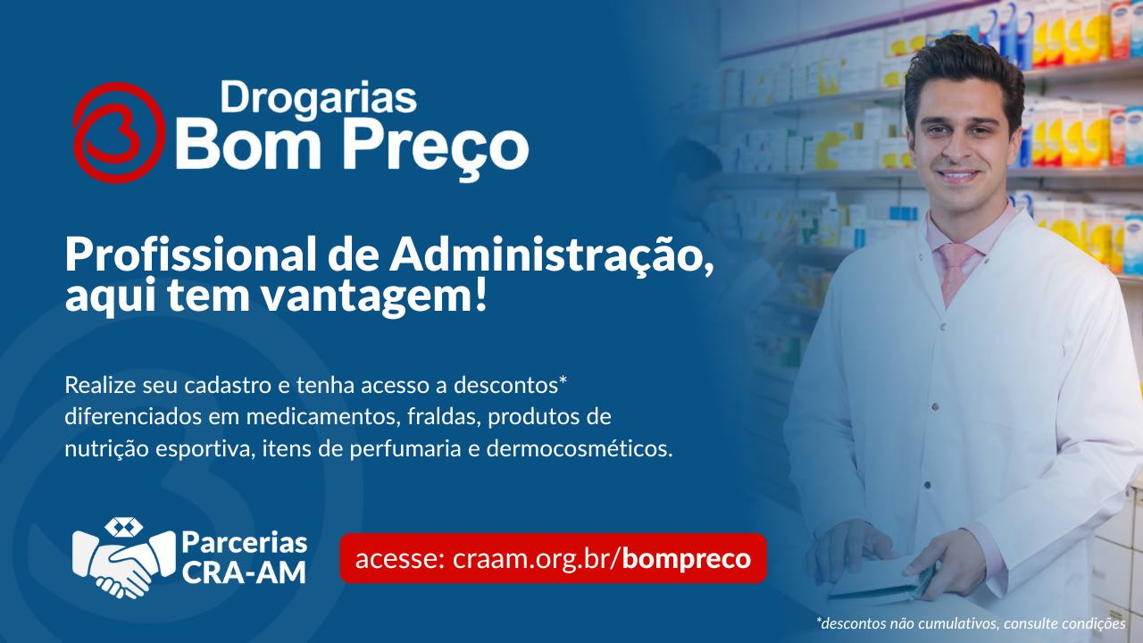 No momento, você está visualizando Drogarias Bom Preço passam a integrar a rede de parcerias do CRA-AM oferecendo amplo mix de produtos com descontos diferenciados