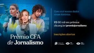 Leia mais sobre o artigo Valendo R$ 60 mil: Prêmio CFA de Jornalismo abre inscrições para edição 2026