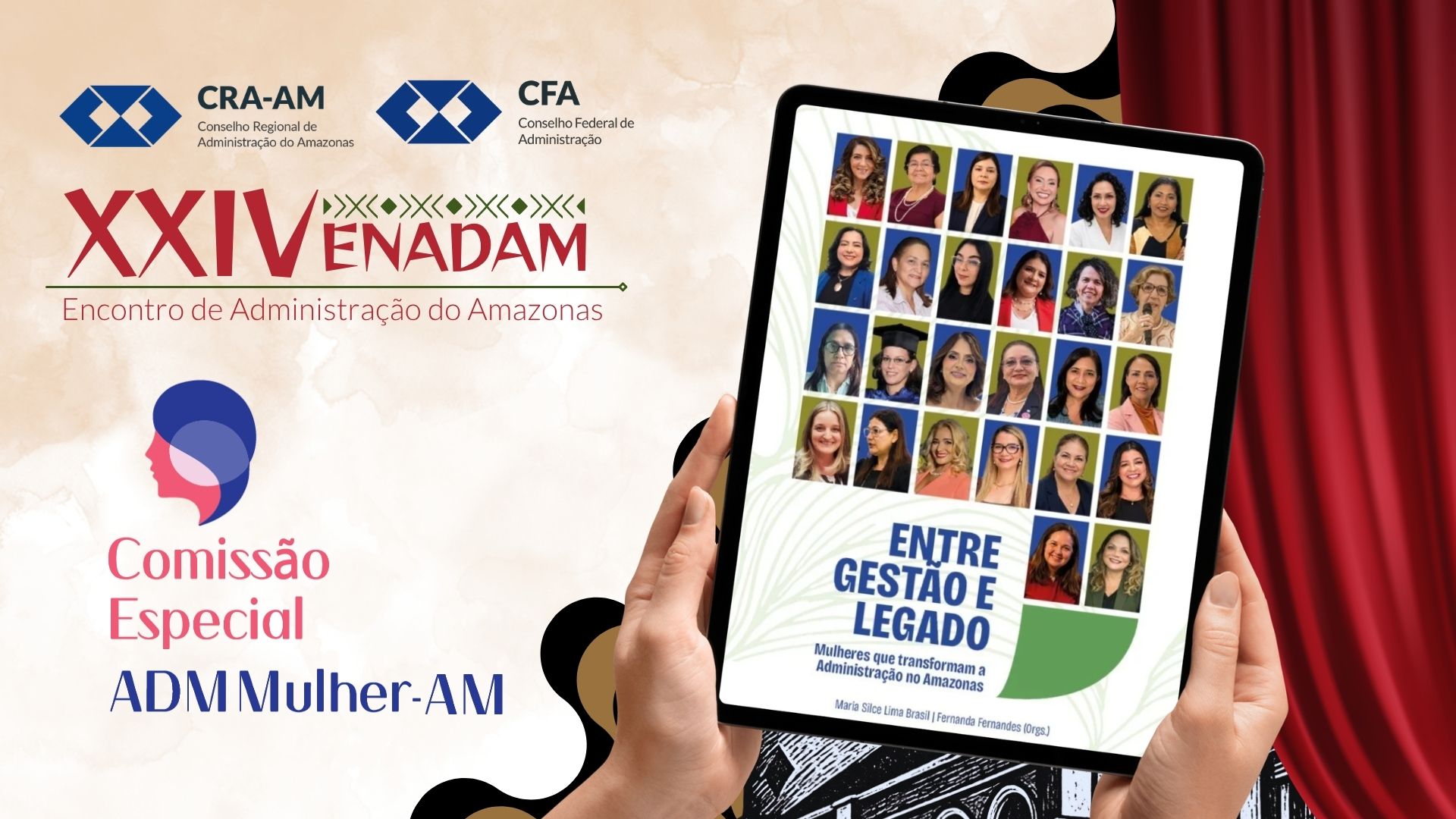 No momento, você está visualizando ENADAM 2026 recebe o pré-lançamento do Livro “Entre gestão e legado – Mulheres que transformam a Administração no Amazonas”